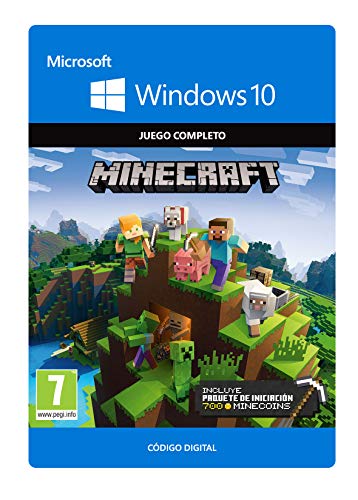 Microsoft Minecraft Windows 10 Starter Collection, PC, Online Game Code + Minecraft Minecoins Pack: 1720 Monedas, Xbox One, Online Game Code