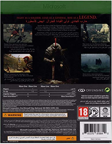 Microsoft Ryse: Legendary Edition Xbox One
