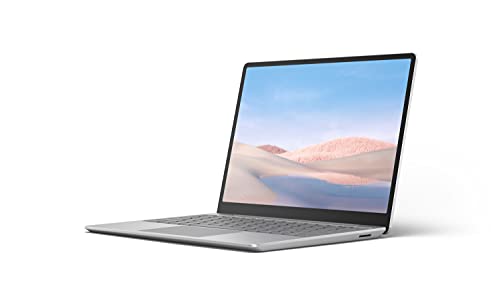 Microsoft Surface Laptop Go - Ordenador portátil 2 en 1 de 12.4" (Intel Core i5-1035G1, 4GB RAM, 64GB eMMC, Intel Graphics, Windows 10) Platino - Teclado QWERTY Español