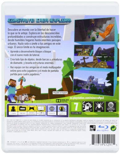 Minecraft - Edición Estándar, PlayStation 3, Disco, Versión 117