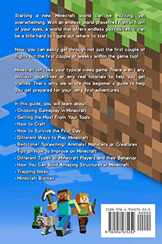 Minecraft For Beginners: The Ultimate Guide to Learn All the Tips and Tricks for Crafting, Surviving, Exploring and Building Incredible Structures Like a Pro