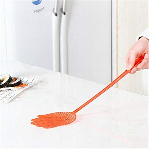 Miner Plástico Swatter de Moscas Batir Insecto Moscas Pat Slap Tool Inicio Anti Mosquito Shoot Fly Control de plagas Fly Swatters, Color Aleatorio