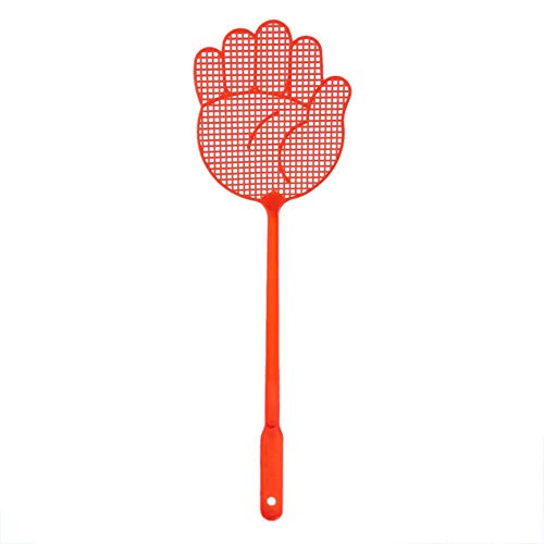 Miner Plástico Swatter de Moscas Batir Insecto Moscas Pat Slap Tool Inicio Anti Mosquito Shoot Fly Control de plagas Fly Swatters, Color Aleatorio