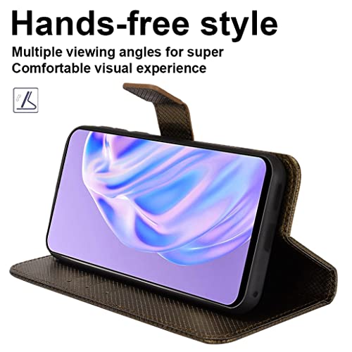 MingMing Funda para Google Pixel 3A XL, Soporte Plegable, Ranura para Tarjeta, Diamante PU Flip Phone Cover Case para Google Pixel 3A XL