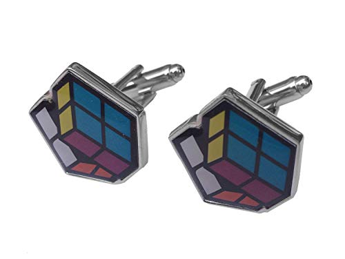 Miniblings Cubo de Rubik Gemelos Botones con la Caja de Juego de Game Cube