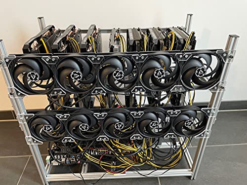 Mining Frame Rig Case - Carcasa para 13GPU Crypto Mining Open Air Minig Rig