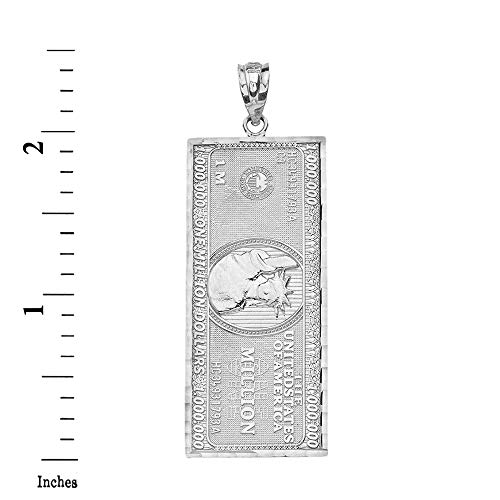 Mis Tesoritos Collar de Plata de Doble Filo con Collar de un millón de dólares (Grande) (Longitud de Cadena Disponible 40cm- 45cm - 50cm - 55cm)