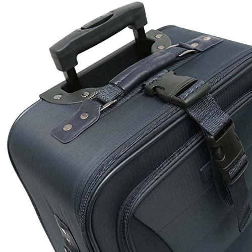 MISAKO Maleta de Moda Pequeña de Viaje Leslie | Maleta de Cabina Blanda | 56x36x19cm | Maleta de Mano 2 Ruedas Semirígida | Resistente - 2,5KG