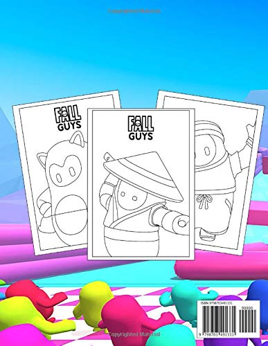 Mixigaming! - Gaming Character FG Coloring Book: Wonderful Gift For All Fans of Fall Guys With Beautiful, High Quality Designs