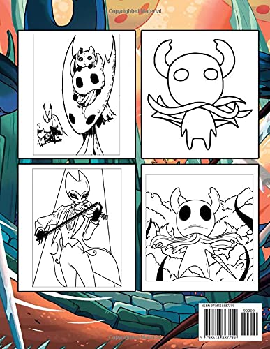 Mixigaming! - Hollow Knight Coloring Book: Creative Gift For Those Who Are Huge Fans Of Hollow Knight, Relaxing And Relieving Stress