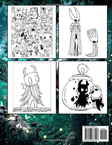 Mixigaming! - Hollow Knight Coloring Book: Creative Gift For Those Who Are Huge Fans Of Hollow Knight, Relaxing And Relieving Stress