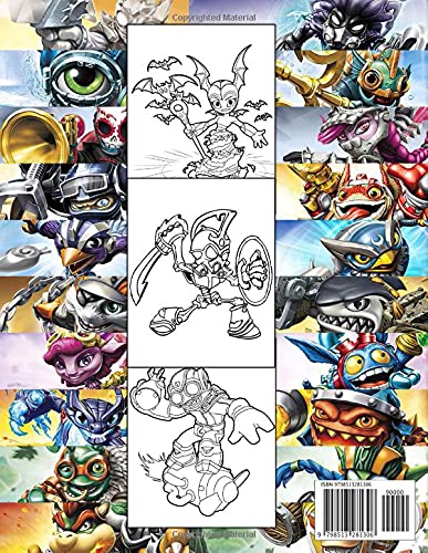 Mixigaming! - Skylanders Coloring Book: An Ideal Gift For Fans Of Video Game | Vivid Illustrations, Stimulate Creativity