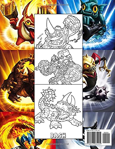 Mixigaming! - Skylanders Coloring Book: An Ideal Gift For Fans Of Video Game | Vivid Illustrations, Stimulate Creativity