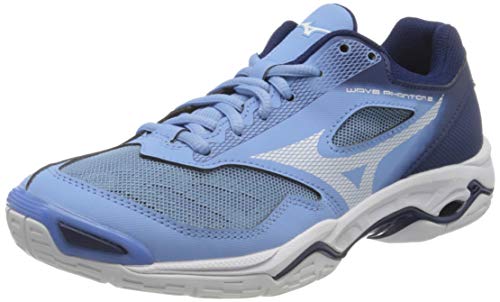 Mizuno Wave Inspire 16, Handball Shoe Mujer, Dellarblue/White/2768c, 44.5 EU