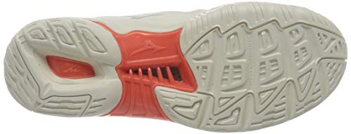 Mizuno Wave Inspire 16, Handball Shoe Mujer, Whtsand/Qshade/Fusionc, 38 EU
