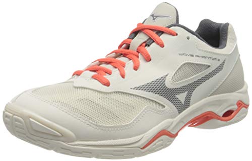 Mizuno Wave Inspire 16, Handball Shoe Mujer, Whtsand/Qshade/Fusionc, 38 EU