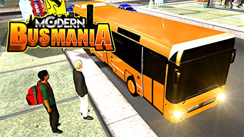 Modern Bus Mania Transport Passenger Driving Simulator Game 3D: Transportador de turistas en Mega City Euro Coach Driver Adventure Mission 2018