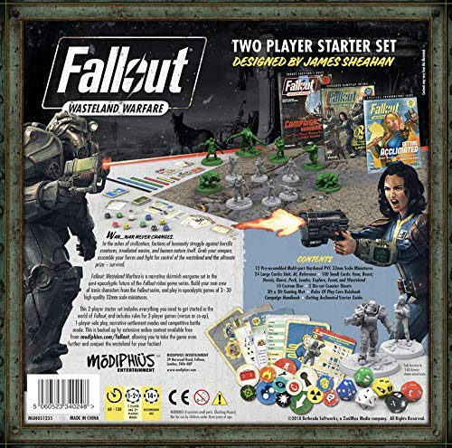 Modiphius Entertainment Fallout Wasteland Warfare - Two Player Starter Set by