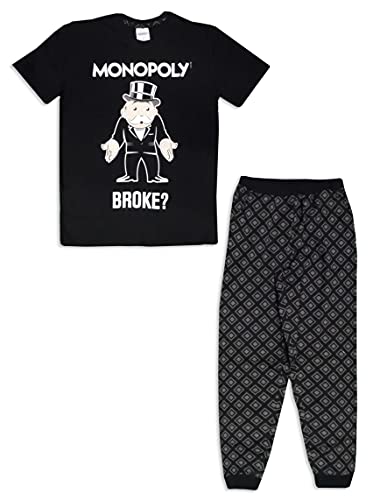 Monopoly Conjunto de pijama para hombre de algodón