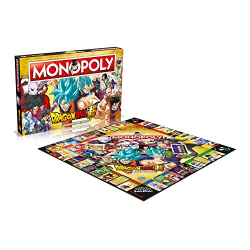 Monopoly Dragon Ball Super - Juego de Mesa de las Propiedades Inmobiliarias - Versión en Español