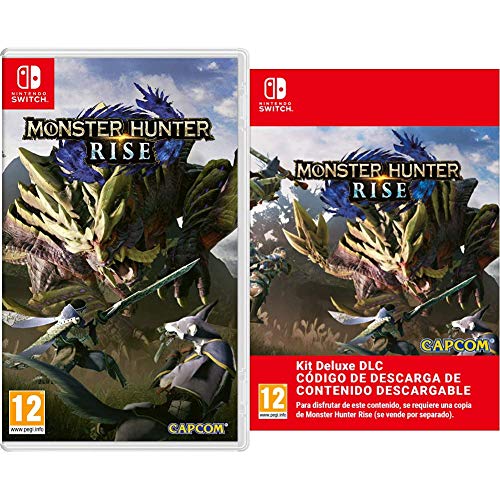 Monster Hunter Rise (Nintendo Switch) + Deluxe Kit (Código de descarga)