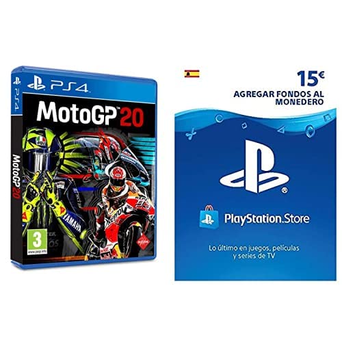 MotoGP20 & Sony, PlayStation - Tarjeta Prepago PSN 15€