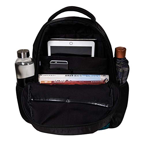 Motorcycle Race 07 Elegante Mochila para portátil Ligera Unisex Mochila Informal Mochila multifunción Mochila única para Adolescentes, niños, niñas, Colegio de Estudiantes 27.5x13x40cm