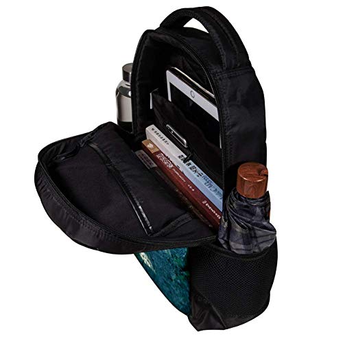 Motorcycle Race 07 Elegante Mochila para portátil Ligera Unisex Mochila Informal Mochila multifunción Mochila única para Adolescentes, niños, niñas, Colegio de Estudiantes 27.5x13x40cm