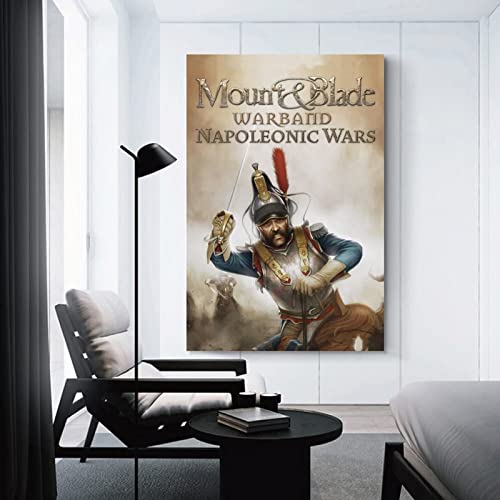 Mount & Blade Warband Napoleonic Wars - Póster para decoración de dormitorio familiar moderna para dormitorio y sala de estar, 30 x 45 cm