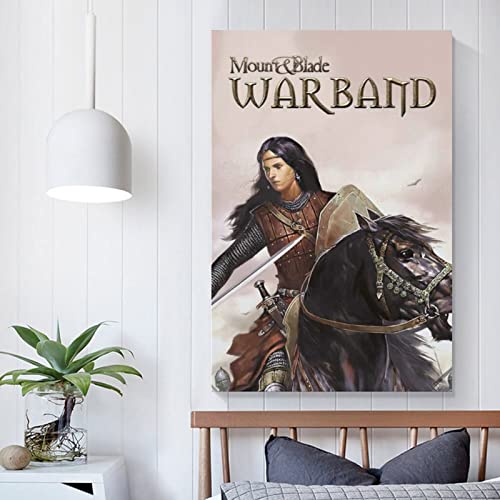 Mount & Blade Warband - Póster decorativo para pared, diseño de banda, diseño de banda, 40 x 60 cm