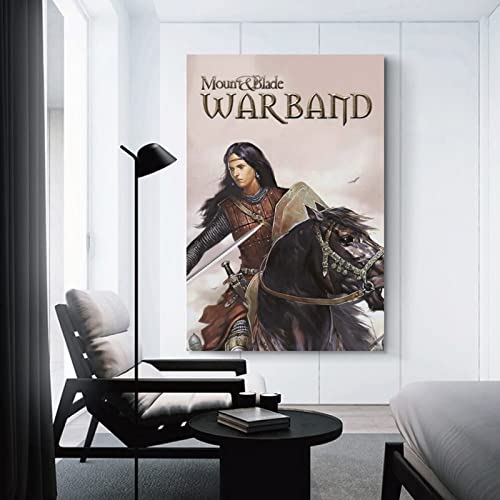 Mount & Blade Warband - Póster decorativo para pared, diseño de banda, diseño de banda, 40 x 60 cm