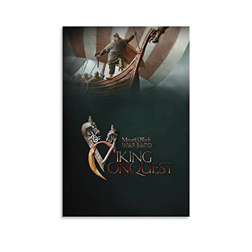 Mount & Blade Warband Viking Conquest - Póster de lienzo y arte de pared (20 x 30 cm)