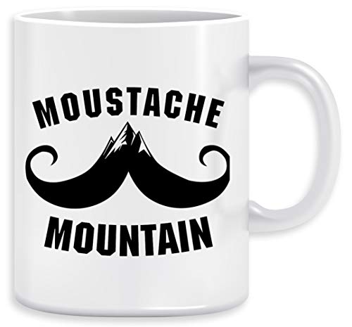 Moustache Mountain Taza Ceramic Mug Cup