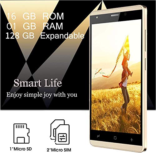 Moviles Libres Baratos 4G 16GB ROM/Memoria Extendida 128 GB, 5.0 Pulgadas 5MP Cámara Smartphone Libre Dual SIM 4G WiFi Moviles Baratos y Buenos Smartphone Batería 2800mAh J3(2020) Móvil Libre