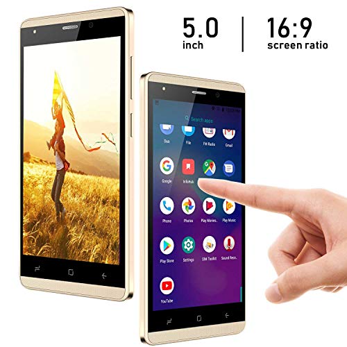 Moviles Libres Baratos 4G 16GB ROM/Memoria Extendida 128 GB, 5.0 Pulgadas 5MP Cámara Smartphone Libre Dual SIM 4G WiFi Moviles Baratos y Buenos Smartphone Batería 2800mAh J3(2020) Móvil Libre