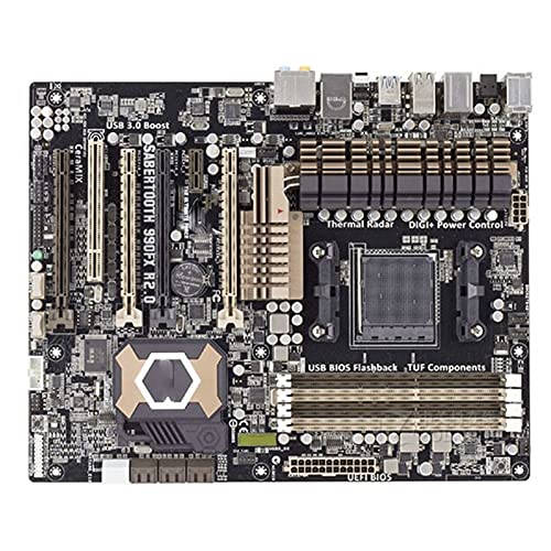 MPGIO Placa Base para Juegos FIT FOR ASUS Sabertooth 990FX R2 AM3 + DDR3 32GB 990FX