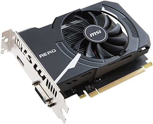 MSI GeForce GT 1030 Aero ITX 2G OC - Tarjeta gráfica (tamaño ITX, 2 GB Memoria GDDR5, VR Ready), Negro