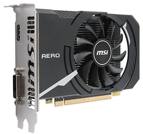 MSI GeForce GT 1030 Aero ITX 2G OC - Tarjeta gráfica (tamaño ITX, 2 GB Memoria GDDR5, VR Ready), Negro