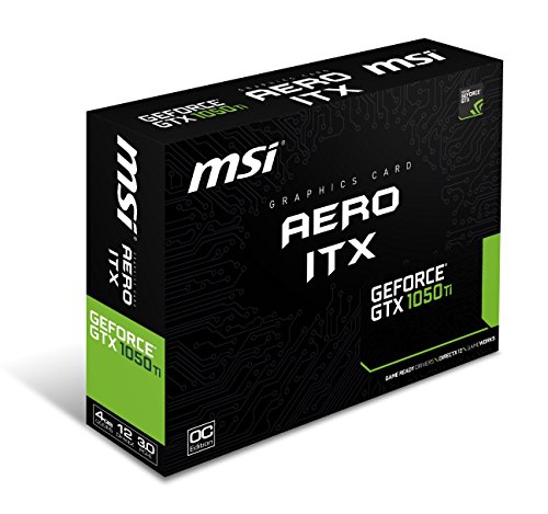 MSI GeForce GTX 1050 Ti AERO ITX 4G OC - Tarjeta Gráfica AERO