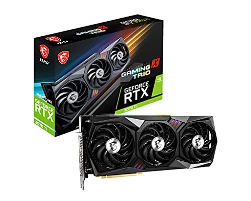 msi GeForce RTX 3070 Ti Gaming X Trio 8GB GDDR6X Tarjeta gráfica - 3X DisplayPort, 1x HDMI