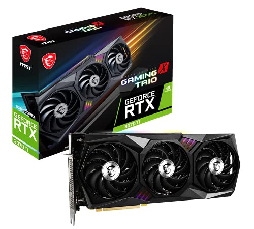 msi GeForce RTX 3070 Ti Gaming X Trio 8GB GDDR6X Tarjeta gráfica - 3X DisplayPort, 1x HDMI