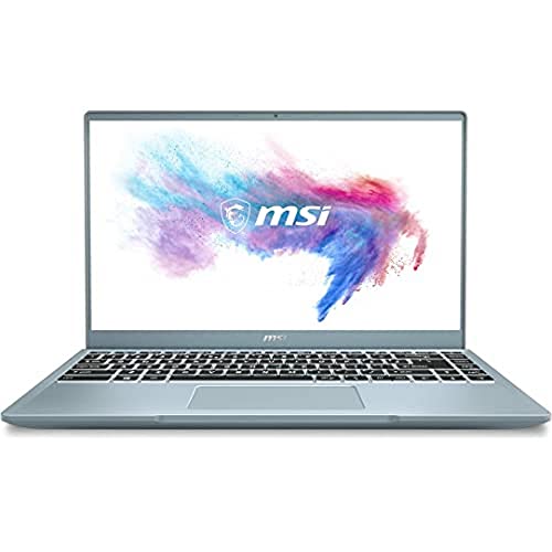 MSI Modern 14 B10MW-421XES - Ordenador portátil de 14" FullHD (Intel Core i5-10210U, 8 GB RAM, 512GB SSD, Iris Xe Graphics, Sin Sistema Operativo) Roca Azul - Teclado QWERTY Español