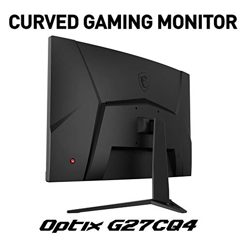 MSI Optix G27CQ4 - Monitor Gaming Curvo 27" WQHD 165Hz ( 2560x1440 , 1ms de respuesta, ratio 16:9, panel VA, brillo 250nits, antiglare) negro, compatible con consolas