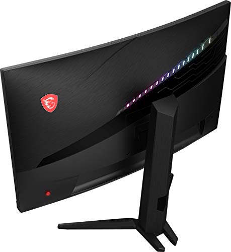 MSI Optix MAG272CQR - Monitor Gaming Curvo de 27" LED WQHD 165Hz (2560 x 1440p, ratio 16:9, Panel VA, pantalla curva 1500R, 1 ms respuesta, brillo 300 nits, Anti-glare) negro, compatible con consolas