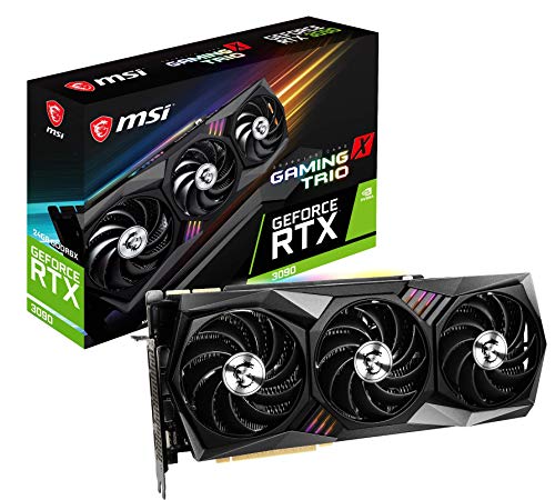 Msi Rtx 3090 Gaming X Trio 24G - Tarjeta Gráfica (24 Gb, Gddr6X, 384 Bit, 7680 X 4320 Pixeles, Pci Express Gen 4)
