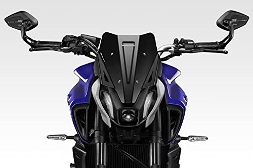 MT 07 FZ07 2021 - Kit Carenabris 'Warrior' (R-0946) - Parabrisas Lunas Cúpula de Aluminio - Tornillería Incluido - Accesorios De Pretto Moto (DPM Race) - 100% Made in Italy