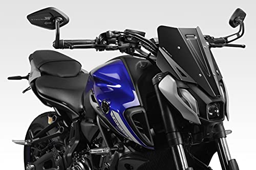MT 07 FZ07 2021 - Kit Carenabris 'Warrior' (R-0946) - Parabrisas Lunas Cúpula de Aluminio - Tornillería Incluido - Accesorios De Pretto Moto (DPM Race) - 100% Made in Italy