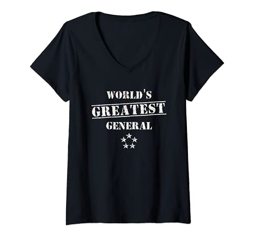 Mujer Juegos de estrategia - El general más grande del mundo - Camiseta Cuello V
