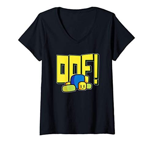 Mujer Oof Meme Internet Slang Gamer Gift Cute Gaming Noob For Kids Camiseta Cuello V