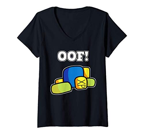 Mujer OOF Noob Dank Meme Funny Gamer Gift Camiseta Cuello V